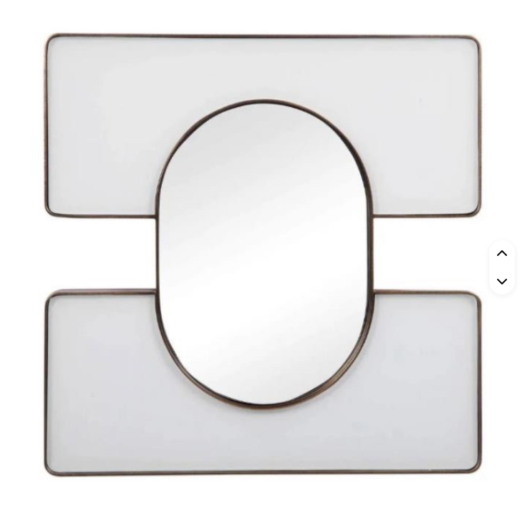 White embrace mirrors 34x34 (NEW ITEM)