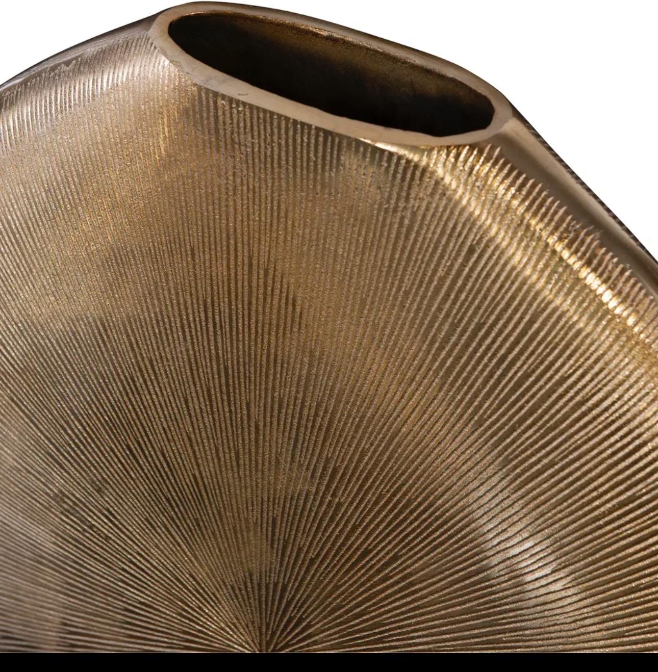 Gold Metal Vase