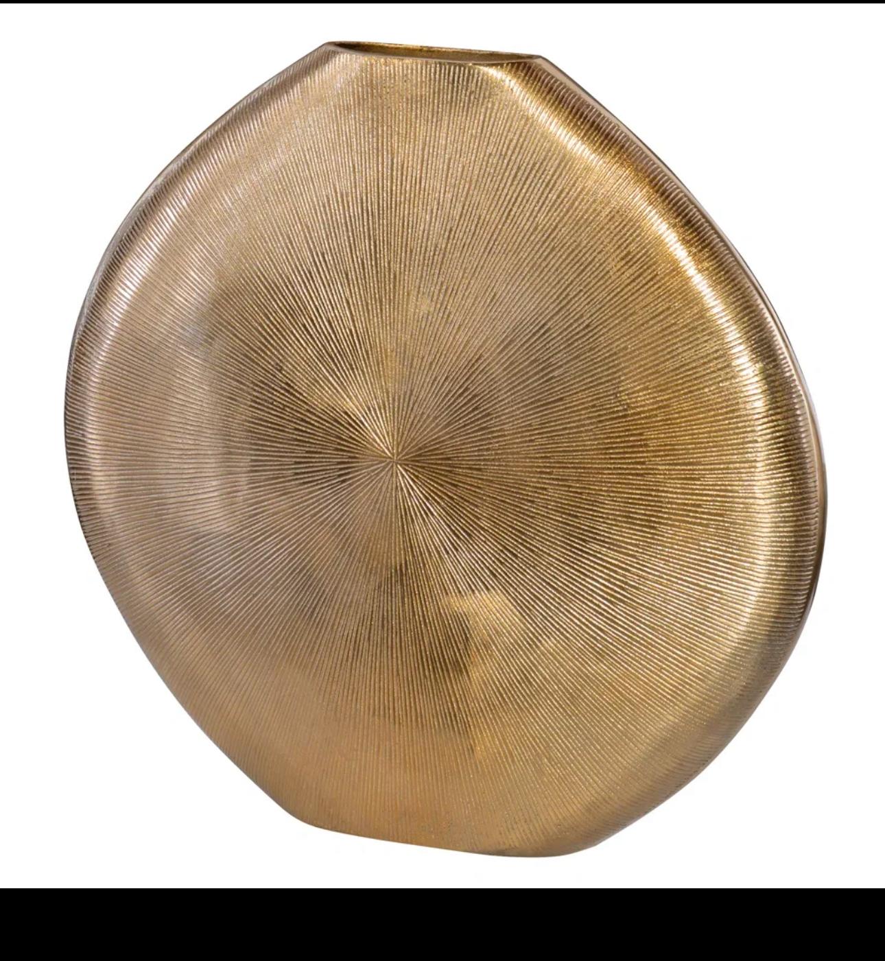 Gold Metal Vase