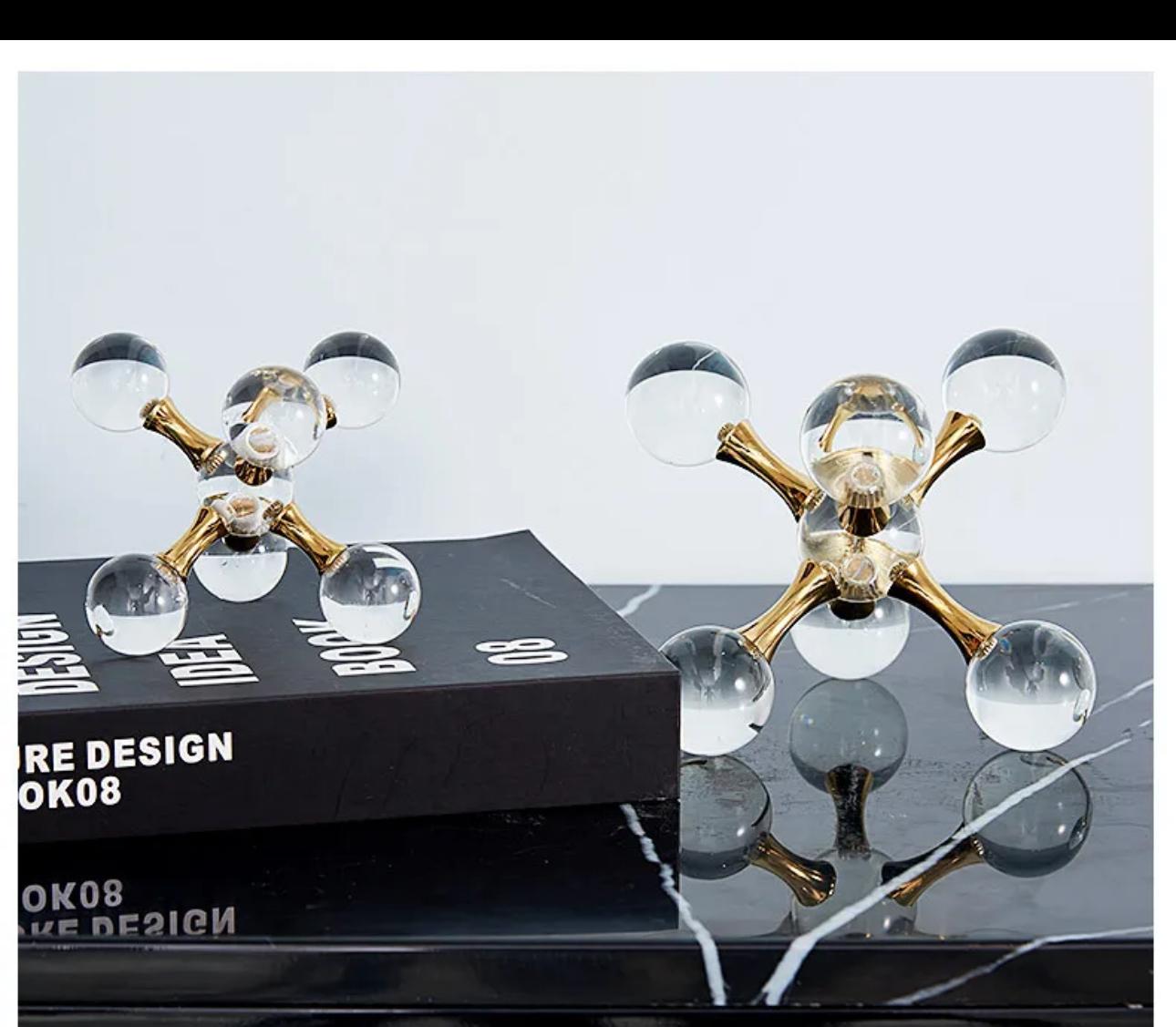 modern crystal ornament - posh&polish variety