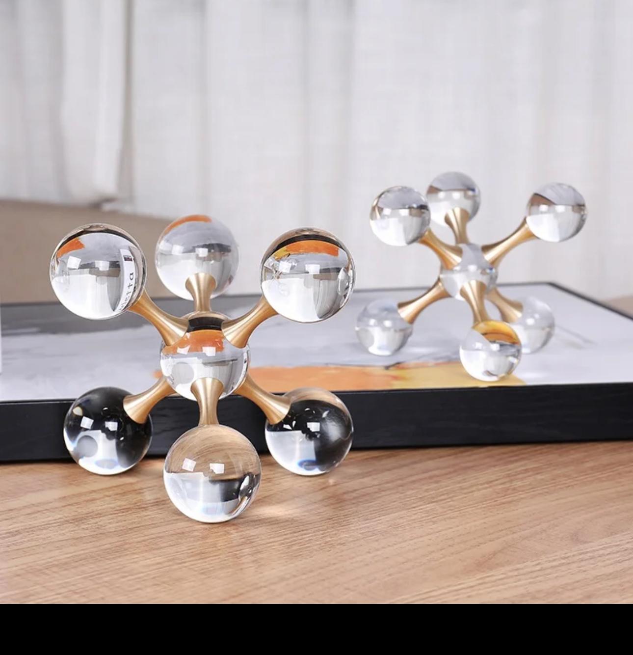 modern crystal ornaments - posh&polish variety