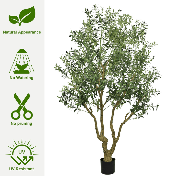 8FT Artificial Green Plant - posh&amp;polish variety