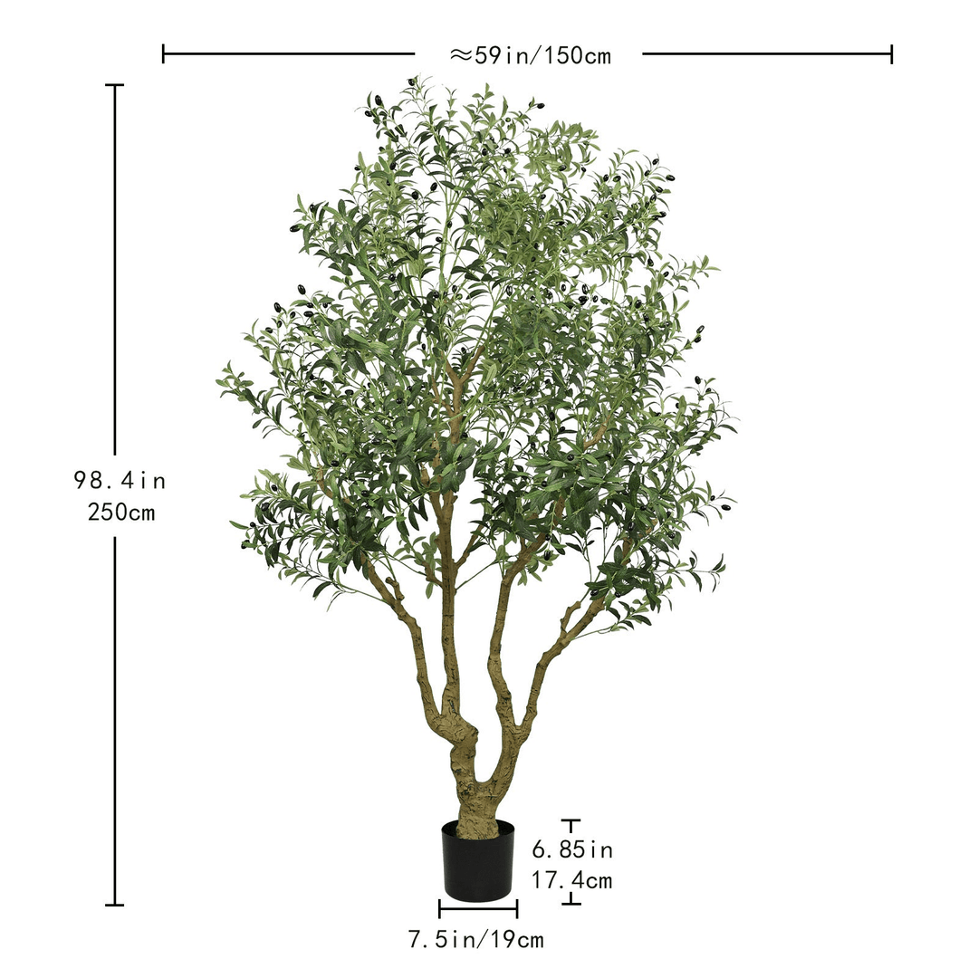 8FT Artificial Green Plant - posh&amp;polish variety