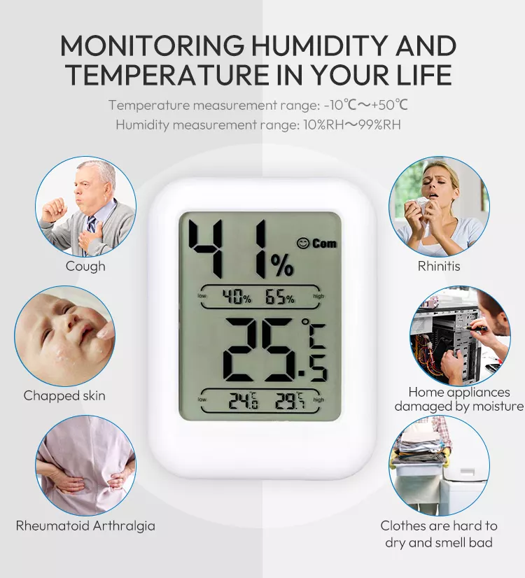 Mini Electronic Thermometer And Hygrometer
