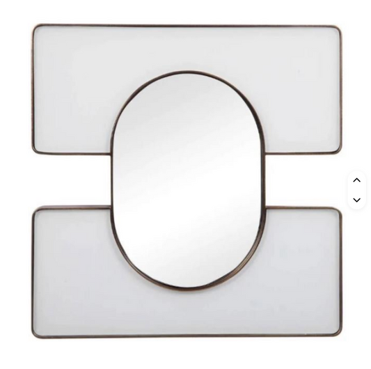 White embrace mirrors 34x34 (NEW ITEM)