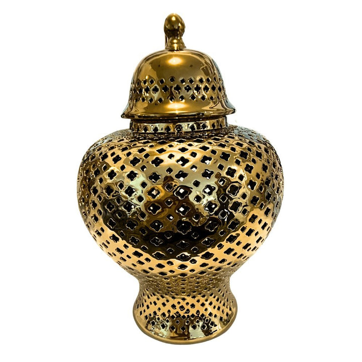 Ceramic Vase Gold - posh&amp;polish variety