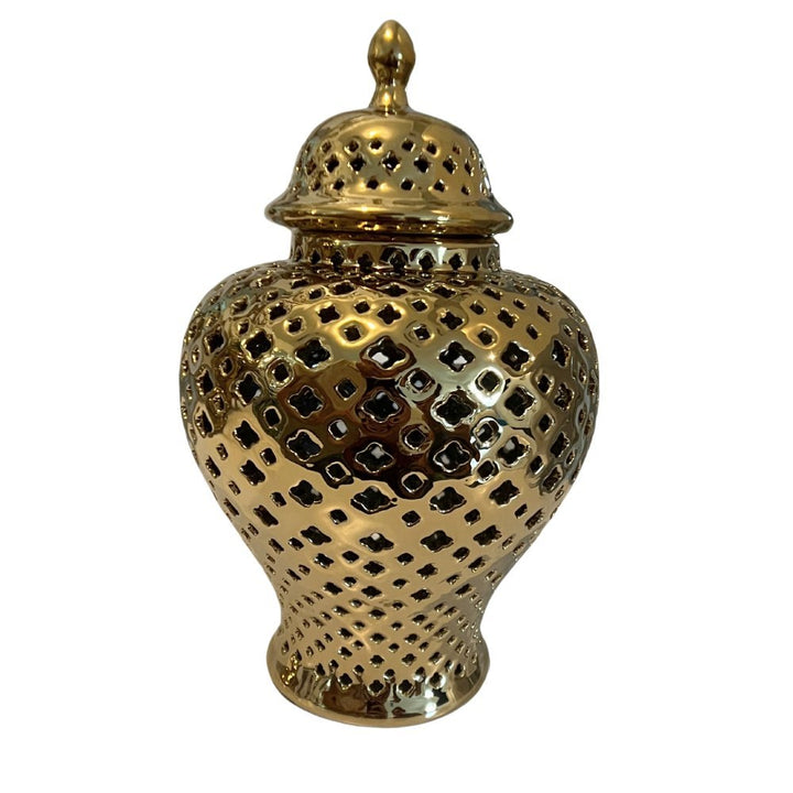 Ceramic Vase Gold - posh&amp;polish variety