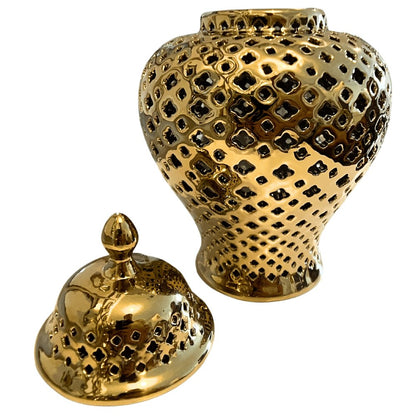 Ceramic Vase Gold - posh&polish variety