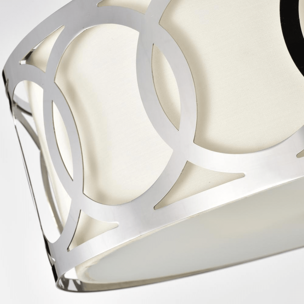 Chloe Lighting Bronx 2-Light Semi-Flush Ceiling Fixture - posh&amp;polish variety