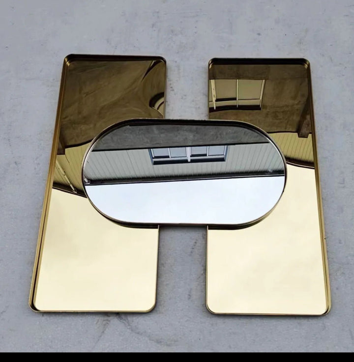 gold mirrors - posh&amp;polish variety
