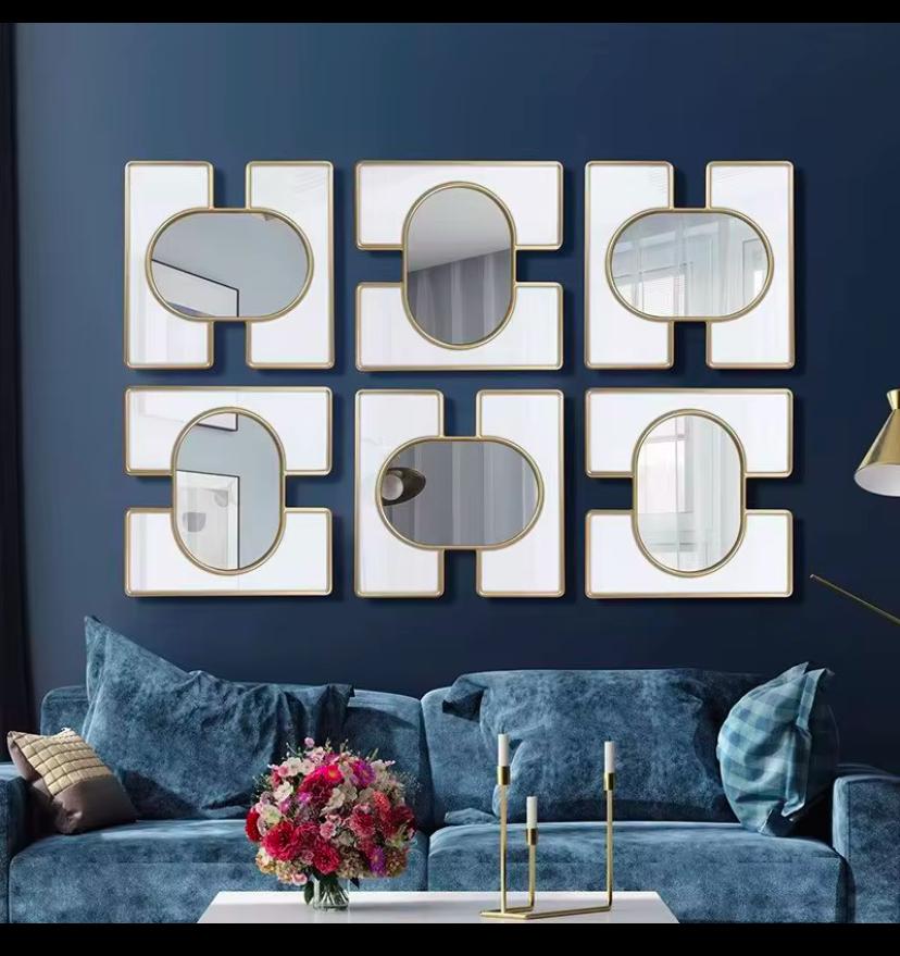 White Embrace Mirror ARE BACK IN 24 x 24 - posh&polish variety