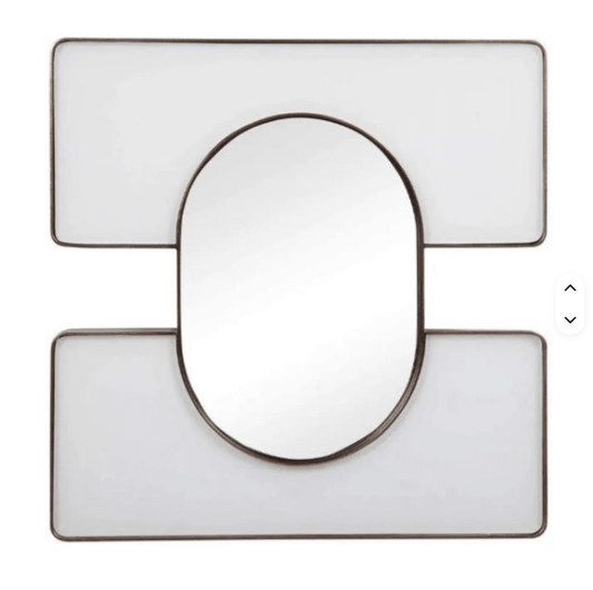 White embrace mirrors 34x34 (NEW ITEM) - posh&polish variety